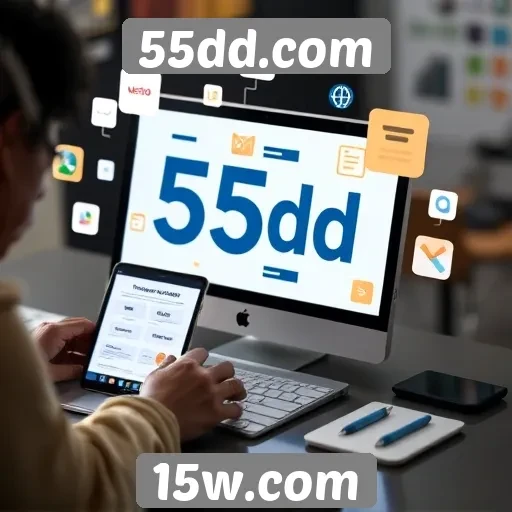 Estratégias de marketing utilizadas pelo 55dd.com