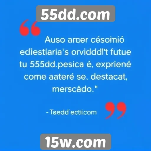 Feedback dos usuários sobre a experiência no 55dd.com